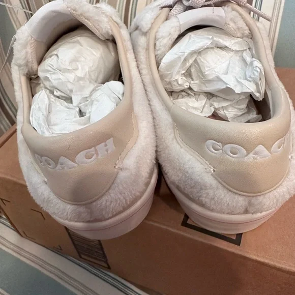 COACH CITYSOLE SHEARLING PLATFORM Lace-up Sneakers - Picture 8 of 10